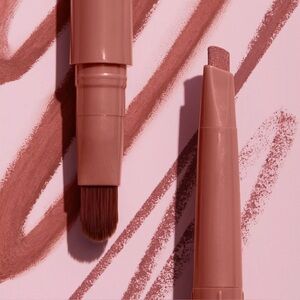 Two full size Buxom Power Line Plumping Lip Liner in Hush Hush Henna